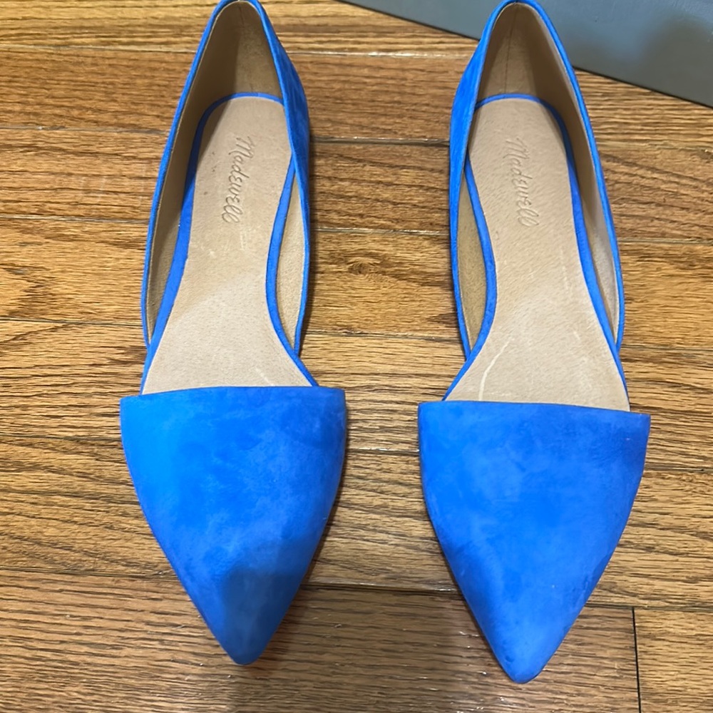 Madewell “The Lydia” Suede. Beautiful blue!
